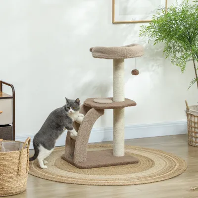 PawHut Árbol para Gato 48x40x88 cm Café PawHut Árbol para Gato 48x40x88 cm Café