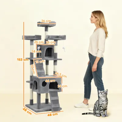 PawHut Árbol Rascador Gato