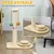 PawHut Rascador para Gato 40x26x56.5 cm Madera Natural