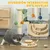 PawHut Rascador para Gato 40x26x56.5 cm Madera Natural