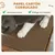 PawHut Rascador para Gato 78x66x57 cm Marrón