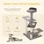 PawHut Árbol para Gato 48.5x48.5x100 cm Beige y gris PawHut Árbol para Gato 48.5x48.5x100 cm Beige y gris