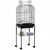 PawHut Jaula para Pájaro 46x36x130 cm Negro PawHut Jaula para Pájaro 46x36x130 cm Negro
