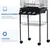 PawHut Jaula para Pájaro 46x36x130 cm Negro PawHut Jaula para Pájaro 46x36x130 cm Negro
