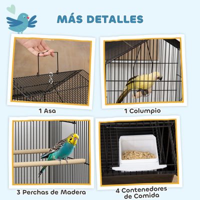 PawHut Jaula para Pájaro