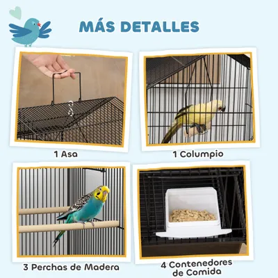 PawHut Jaula para Pájaro