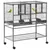 PawHut Jaula de Pájaro 95x45.5x102 cm Gris PawHut Jaula de Pájaro 95x45.5x102 cm Gris
