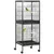 PawHut Jaula para Pájaro 51.5x50x140 cm Negro PawHut Jaula para Pájaro 51.5x50x140 cm Negro