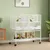 PawHut Jaula para Pájaro 95x45.5x102 cm Blanco PawHut Jaula para Pájaro 95x45.5x102 cm Blanco