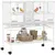 PawHut Jaula para Pájaro 95x45.5x102 cm Blanco PawHut Jaula para Pájaro 95x45.5x102 cm Blanco