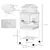 PawHut Jaula para Pájaro 50x49x137 cm Blanco PawHut Jaula para Pájaro 50x49x137 cm Blanco