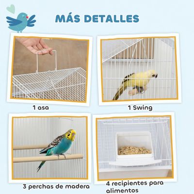 PawHut Jaula para Pájaro