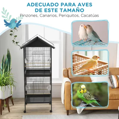 PawHut Jaula para Pájaro PawHut Jaula para Pájaro