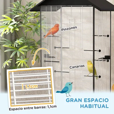 PawHut Jaula para Pájaro PawHut Jaula para Pájaro