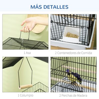 PawHut Jaula para Pájaro
