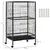 PawHut Jaula para Pájaro 79x52x137 cm Negro PawHut Jaula para Pájaro 79x52x137 cm Negro