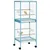 PawHut Jaula para Pájaro 51.5x50x140 cm Azul Claro PawHut Jaula para Pájaro 51.5x50x140 cm Azul Claro
