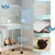 PawHut Jaula para Pájaro 46.5x36x124 cm Blanco PawHut Jaula para Pájaro 46.5x36x124 cm Blanco