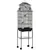PawHut Jaula para Pájaro 50.5x41x163 cm Negro PawHut Jaula para Pájaro 50.5x41x163 cm Negro