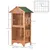 PawHut Jaula para Pájaro 80.5x57x153 cm Madera Natural PawHut Jaula para Pájaro 80.5x57x153 cm Madera Natural