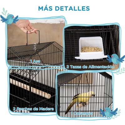 PawHut Jaula para Pájaro