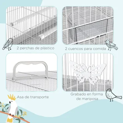 PawHut Jaula para Pájaro PawHut Jaula para Pájaro