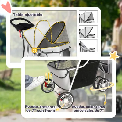 PawHut Carrito para Perro