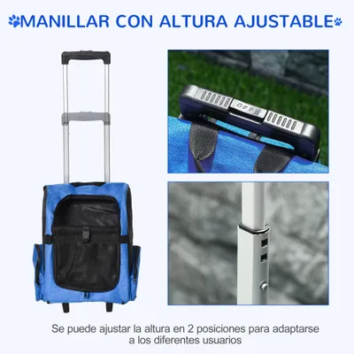 PawHut Transportín Carrito para Mascota PawHut Transportín Carrito para Mascota