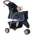 PawHut Cochecito para Perro 75x45x97 cm Azul Marino PawHut Cochecito para Perro 75x45x97 cm Azul Marino