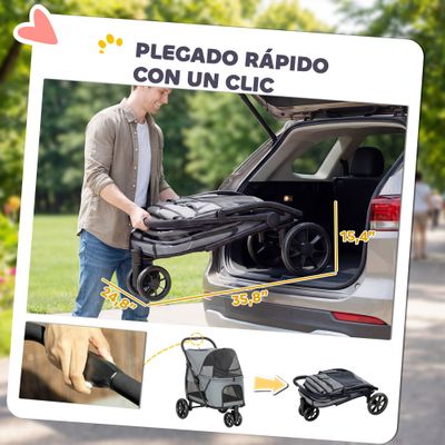 PawHut Carrito para Perro