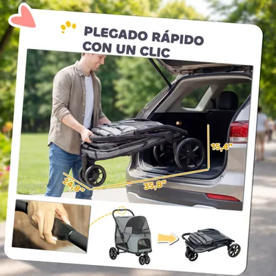 PawHut Carrito para Perro PawHut Carrito para Perro