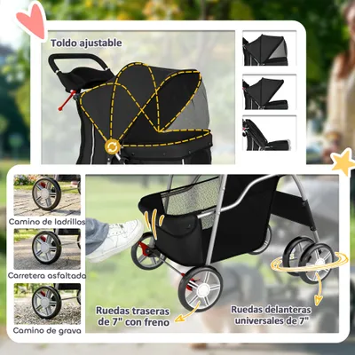 PawHut Carrito para Perro PawHut Carrito para Perro