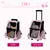 PawHut Transportín Carrito para Mascota 42x25x55 cm Rosa