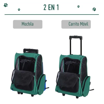 PawHut Transportín Carrito para Mascota PawHut Transportín Carrito para Mascota