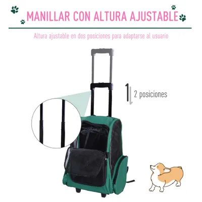 PawHut Transportín Carrito para Mascota PawHut Transportín Carrito para Mascota