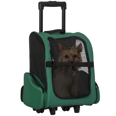 PawHut Transportín Carrito para Mascota