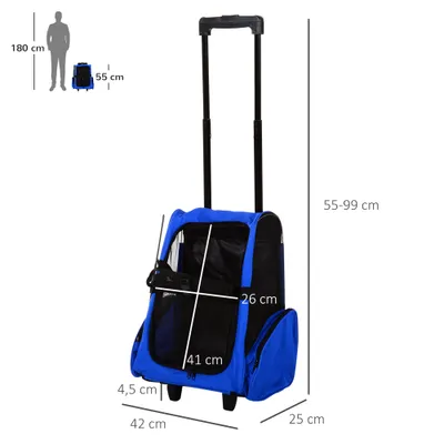 PawHut Transportín Carrito para Mascota PawHut Transportín Carrito para Mascota