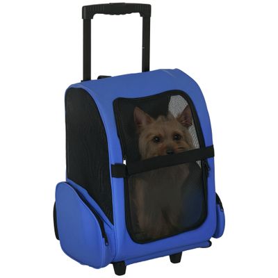 PawHut Transportín Carrito para Mascota