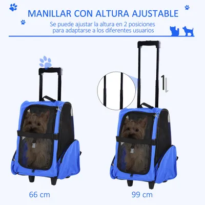 PawHut Transportín Carrito para Mascota PawHut Transportín Carrito para Mascota