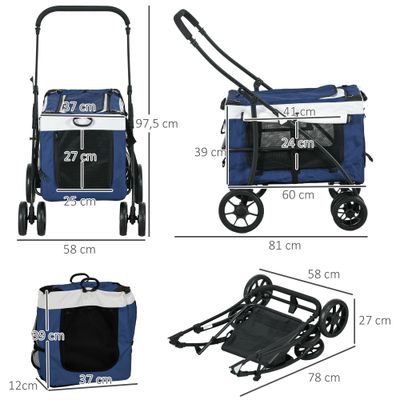 PawHut Carrito para Perro