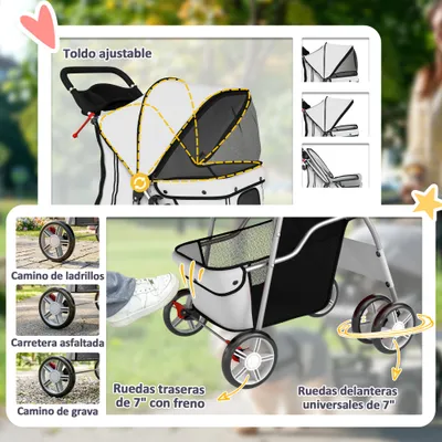 PawHut Carrito para Perro