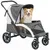PawHut Carrito para Perro 124x67x100 cm Gris Oscuro PawHut Carrito para Perro 124x67x100 cm Gris Oscuro