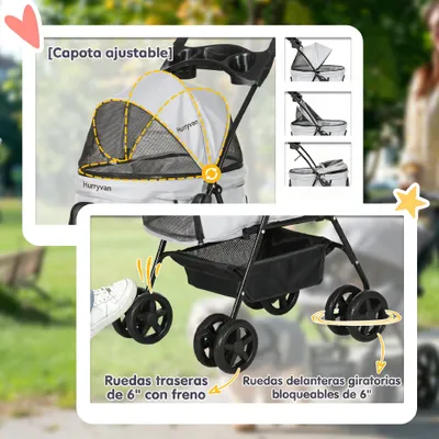 PawHut Cochecito para Mascota PawHut Cochecito para Mascota