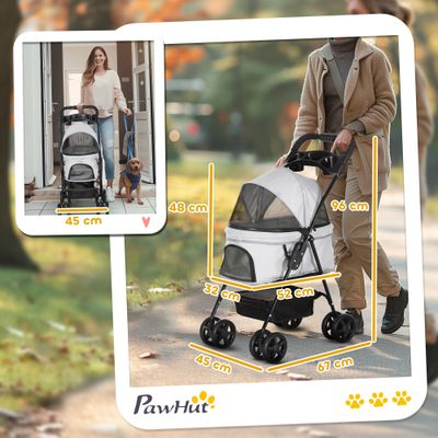 PawHut Cochecito para Mascota