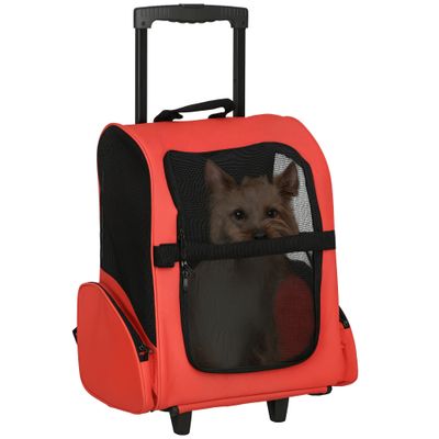 PawHut Transportín Carrito para Mascota