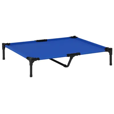 PawHut Cama Elevada Perro 92x76x18 cm Azul PawHut Cama Elevada Perro 92x76x18 cm Azul
