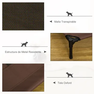 PawHut Cama Elevada para Perro