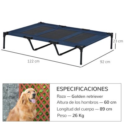 PawHut Cama Elevada para Perro