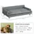 PawHut Sofá para Perro 100x62x32 cm Gris Oscuro PawHut Sofá para Perro 100x62x32 cm Gris Oscuro