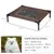 PawHut Cama Elevada para Perro 76x61x18 cm Marrón PawHut Cama Elevada para Perro 76x61x18 cm Marrón